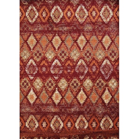 Rlm Distribution Bridges San Paula Accent Rug - Crimson - 1 ft. 10 in. x 3 ft. HO3637954